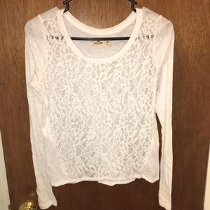 Women’s white lace blouse